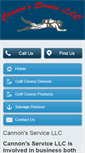 Mobile Screenshot of cannonsservice.com