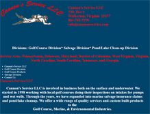 Tablet Screenshot of cannonsservice.com